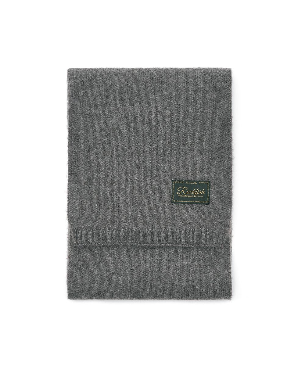 韓國 Rockfish Weatherwear FLUFFY SCARF 親膚針織圍巾 灰色 GREY