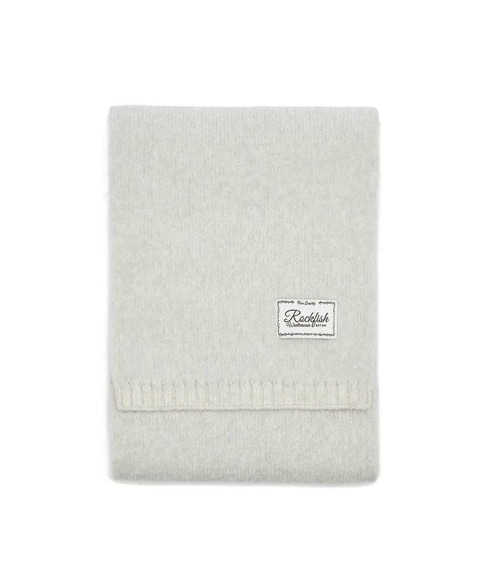韓國 Rockfish Weatherwear FLUFFY SCARF 親膚針織圍巾 淺灰色 LIGHT GREY