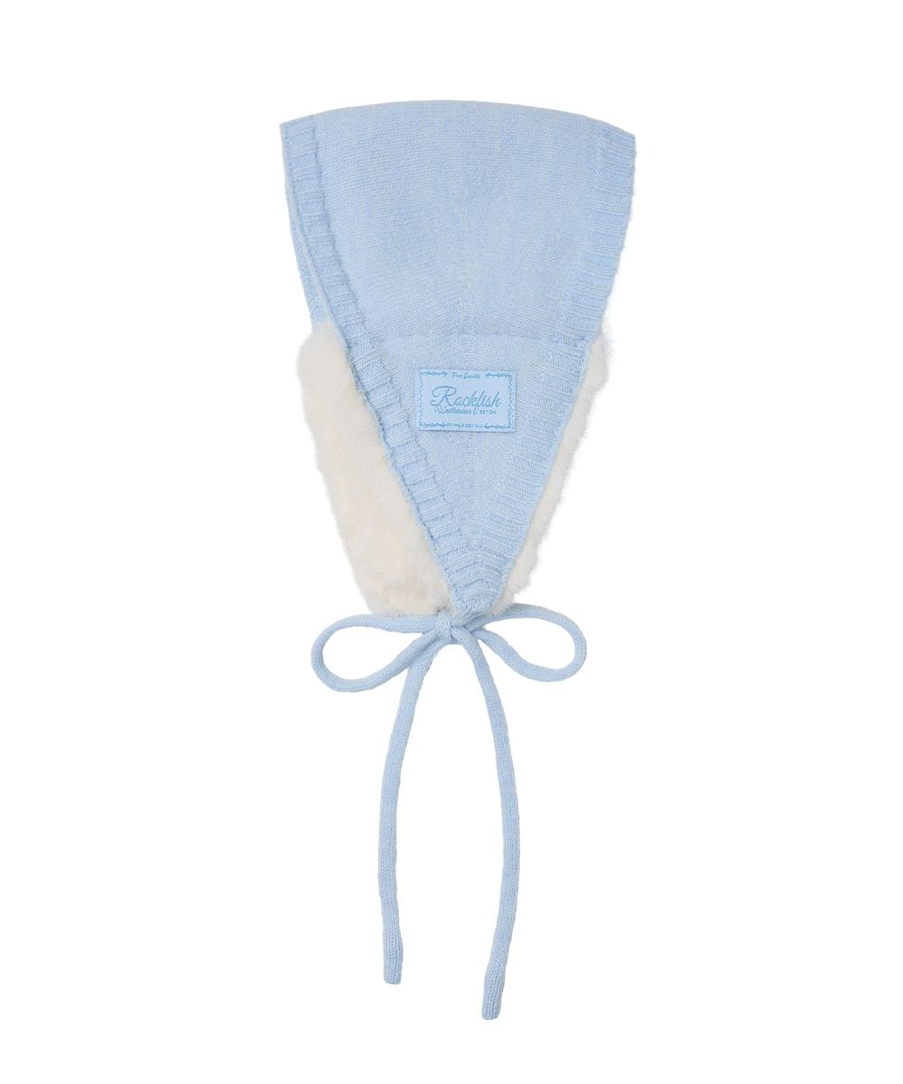 韓國 Rockfish Weatherwear FLUFFY EARMUFF 毛絨保暖耳罩 天藍色 SKY BLUE