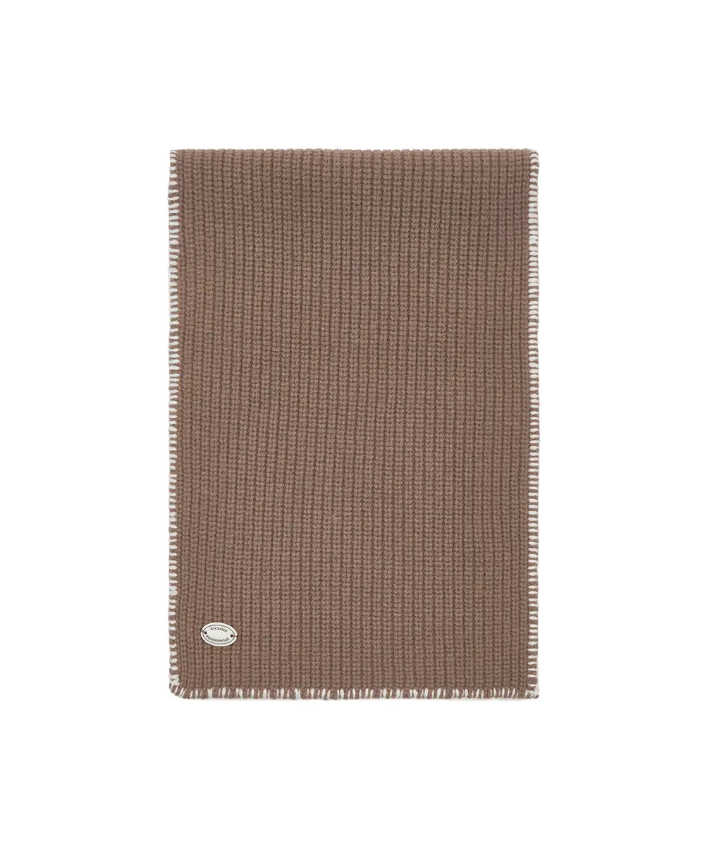 韓國 Rockfish Weatherwear WOOLY SCARF 厚織針織圍巾 駝色 CAMEL