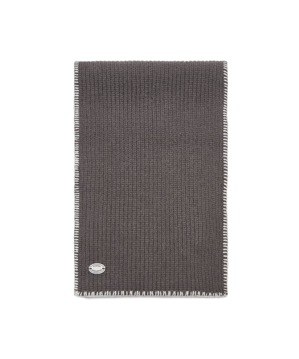韓國 Rockfish Weatherwear WOOLY SCARF 厚織針織圍巾 灰褐色 TAUPE