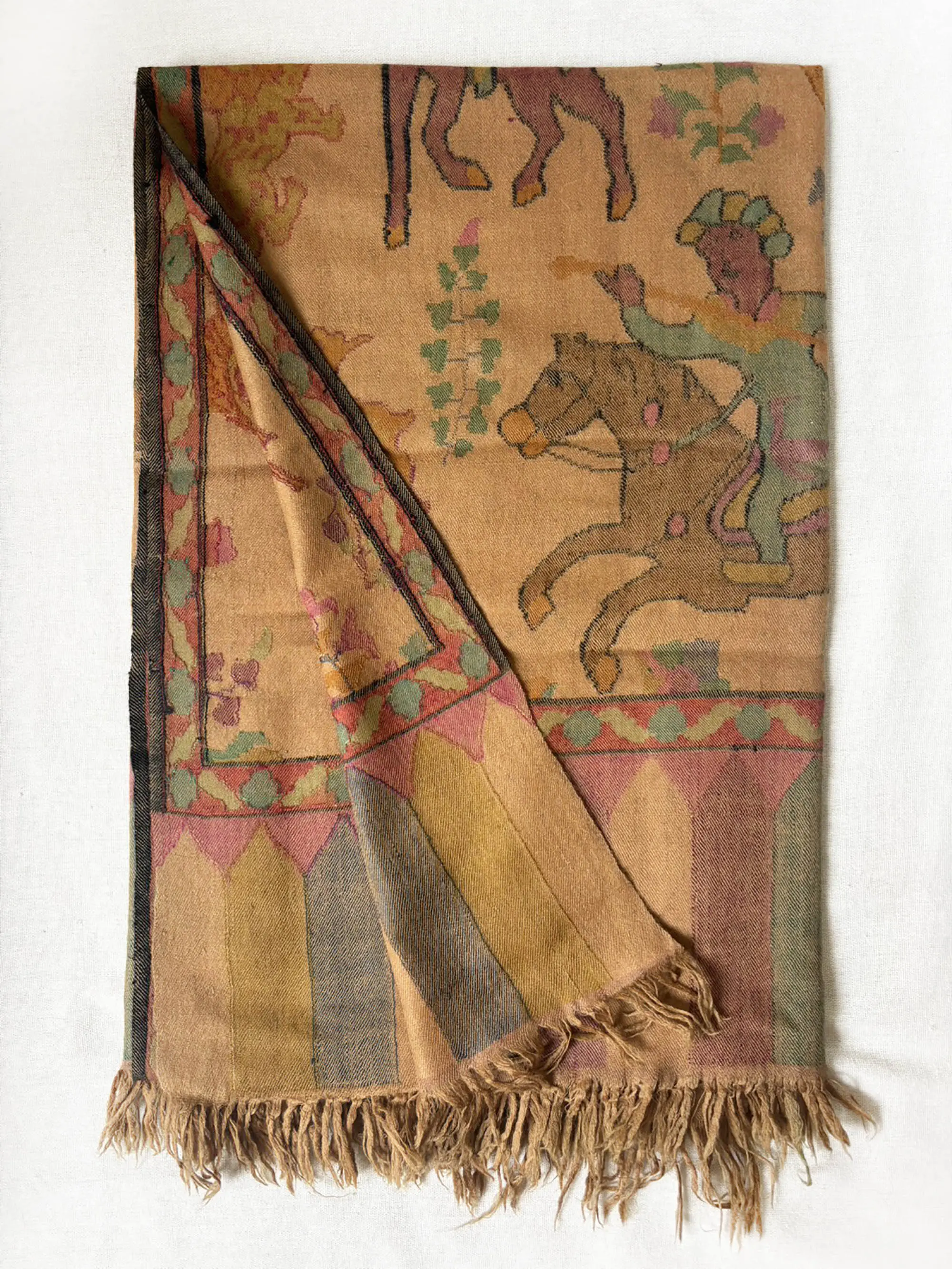 《Bala Shawls》Hand Woven Kani Pashmina Shawls 喀什米爾頂級手織披肩/ 卡尼經典狩獵圖騰