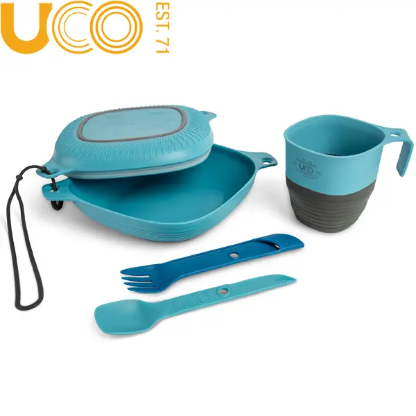 【UCO】SIX PIECE MESS KIT / 6組件餐盒組 /餐盒組/ 便當盒 / 無雙酚A /戶外用餐具 耐熱115度 至 -25度/ 藍