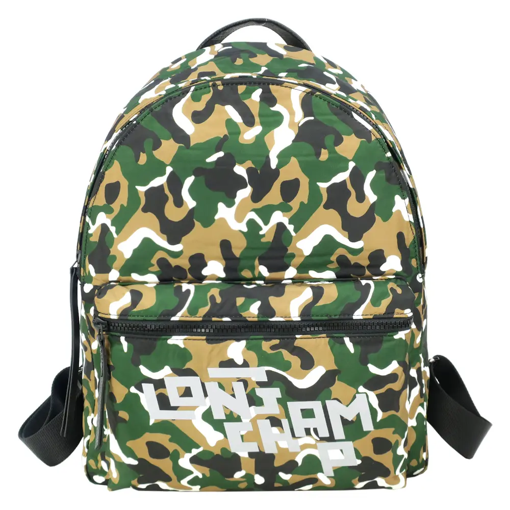 LONGCHAMP CAMOUFLAGE LGP系列迷彩後背包(卡其綠)/平行輸入
