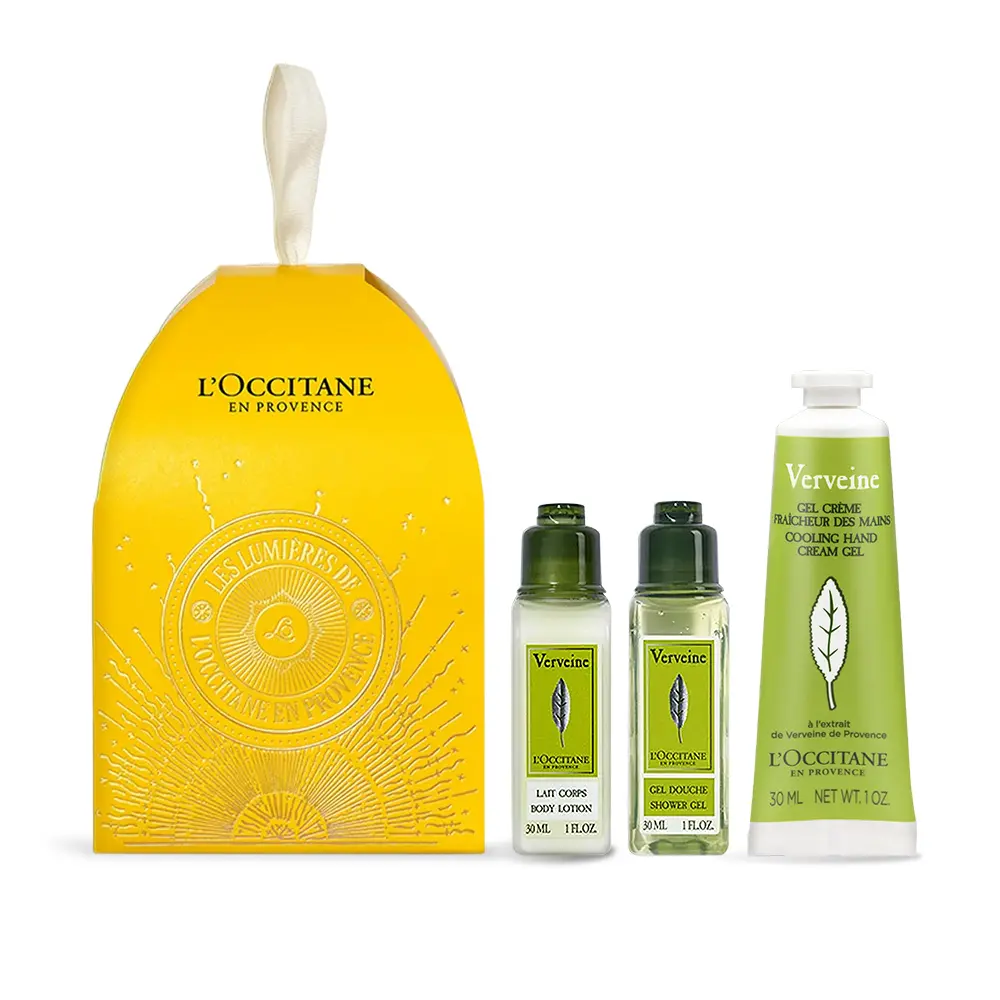 L'OCCITANE 歐舒丹 普羅旺斯童話馬鞭草節慶彩球/ 沐浴膠+身體乳+護手乳/ 公司貨