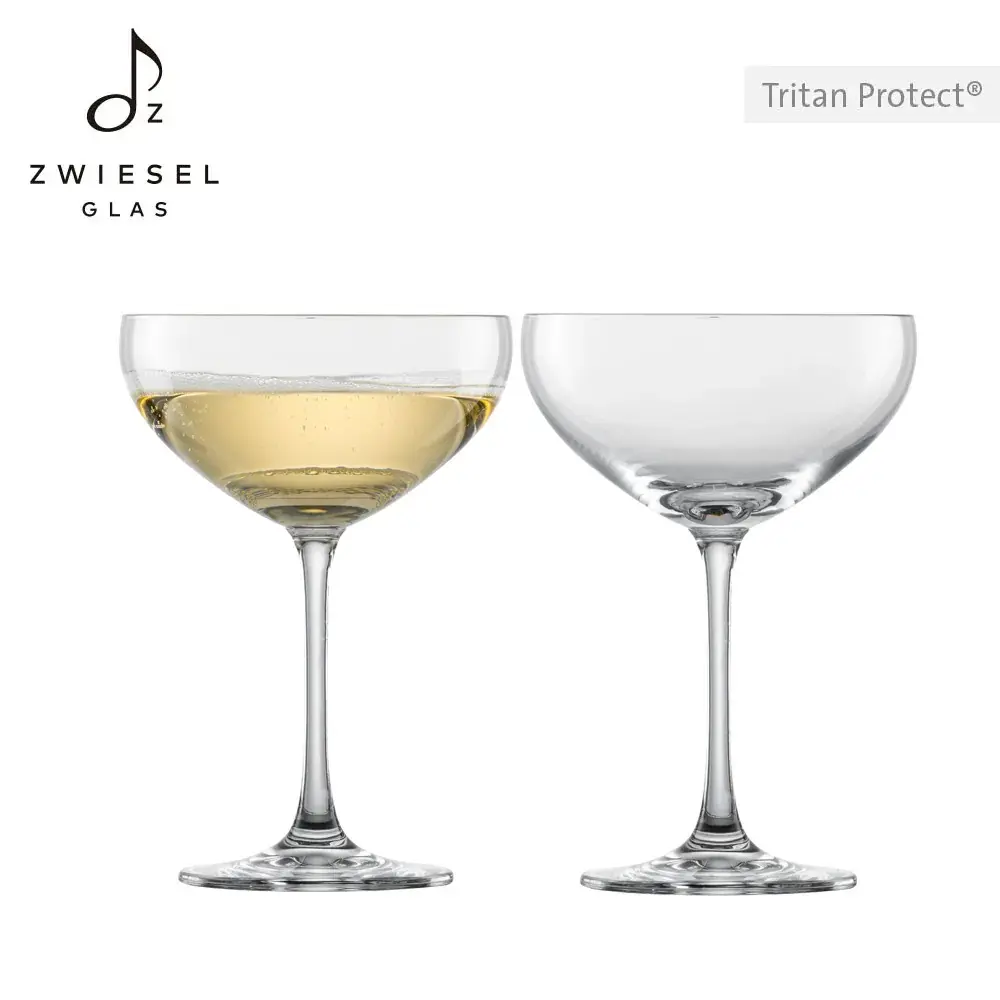 【ZWIESEL GLAS】德國水晶杯 Bar Special系列 蝶狀氣泡調酒杯 281ml (2入組)