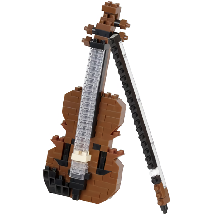 KAWADA nanoblock迷你積木/ NBC-337/ 小提琴