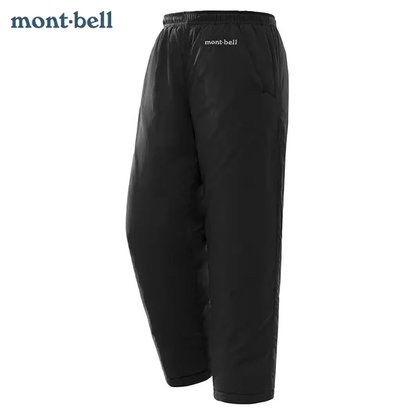 【Montbell】THERMAWRAP 幼童雙面化纖長褲/ 黑130