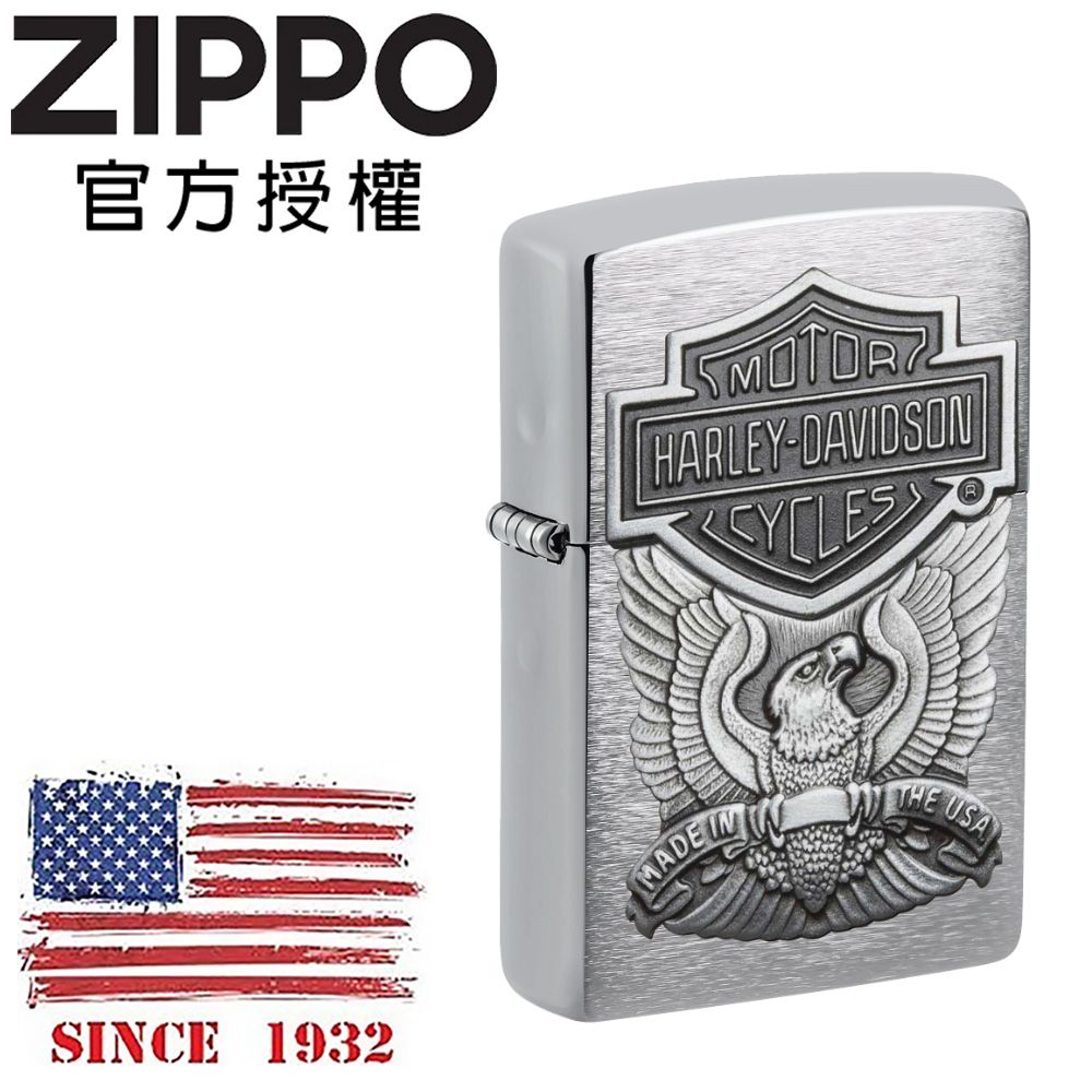 ZIPPO Harley-Davidson®哈雷飛鷹徽章 / 美國設計款