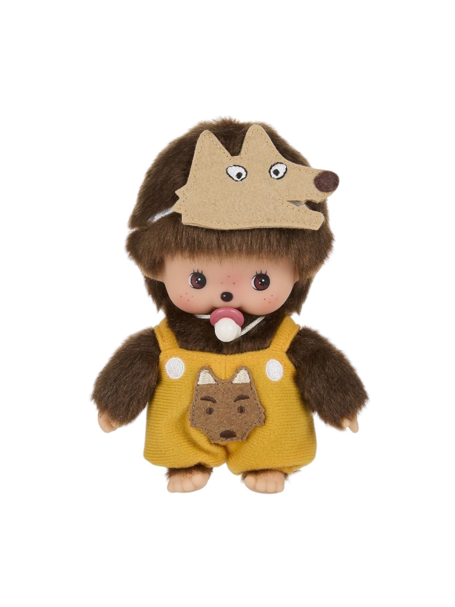 日本限定 Monchhichi 大野狼小紅帽系列娃娃(244577/大野狼/蒙奇奇/娃娃/擺飾/平行輸入)