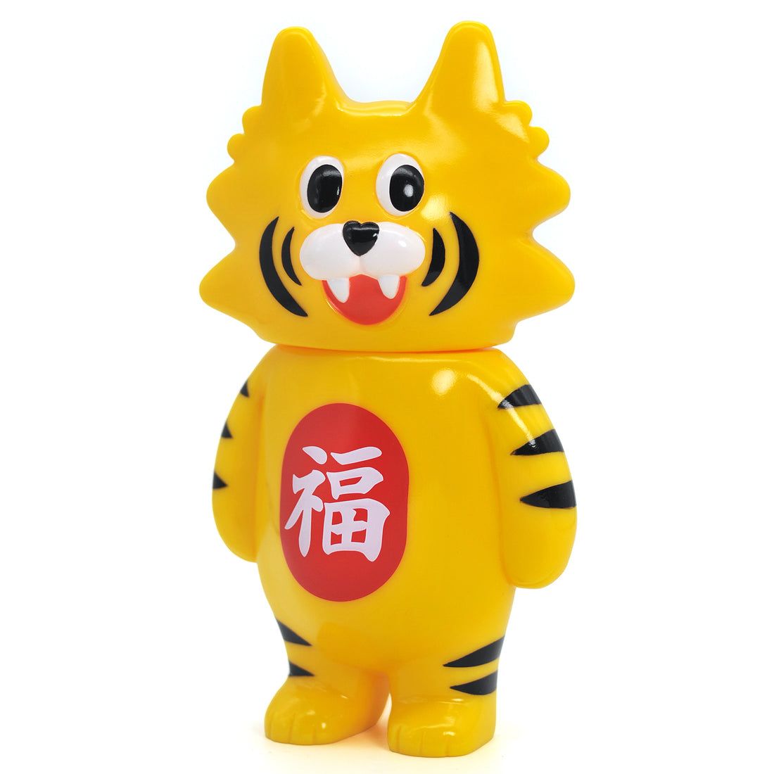 香港 CLUBBABO 公仔/ 扁平貓/ 黃色老虎