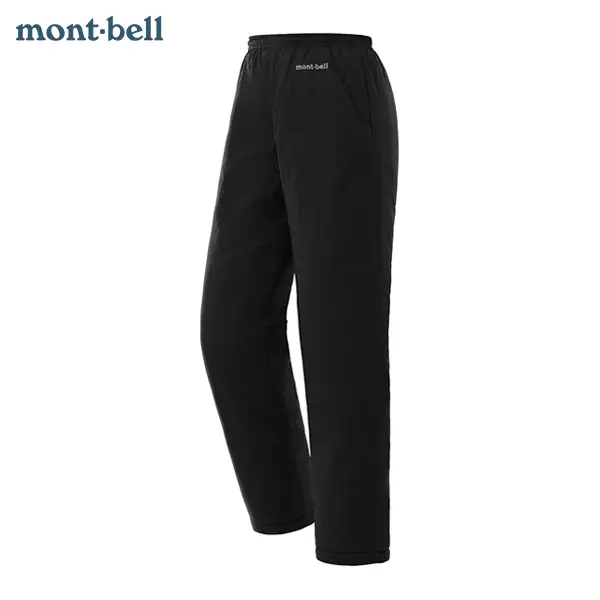 【Montbell】THERMAWRAP 兒童雙面化纖長褲/ 黑140