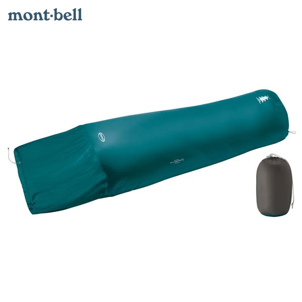 【Montbell】SEAMLESS HUGGER 800/800FP無隔間鵝絨睡袋/ 藍綠