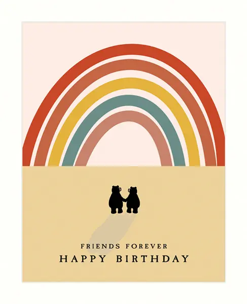 英國 ART FILE 生日卡/ Bear/ BE15