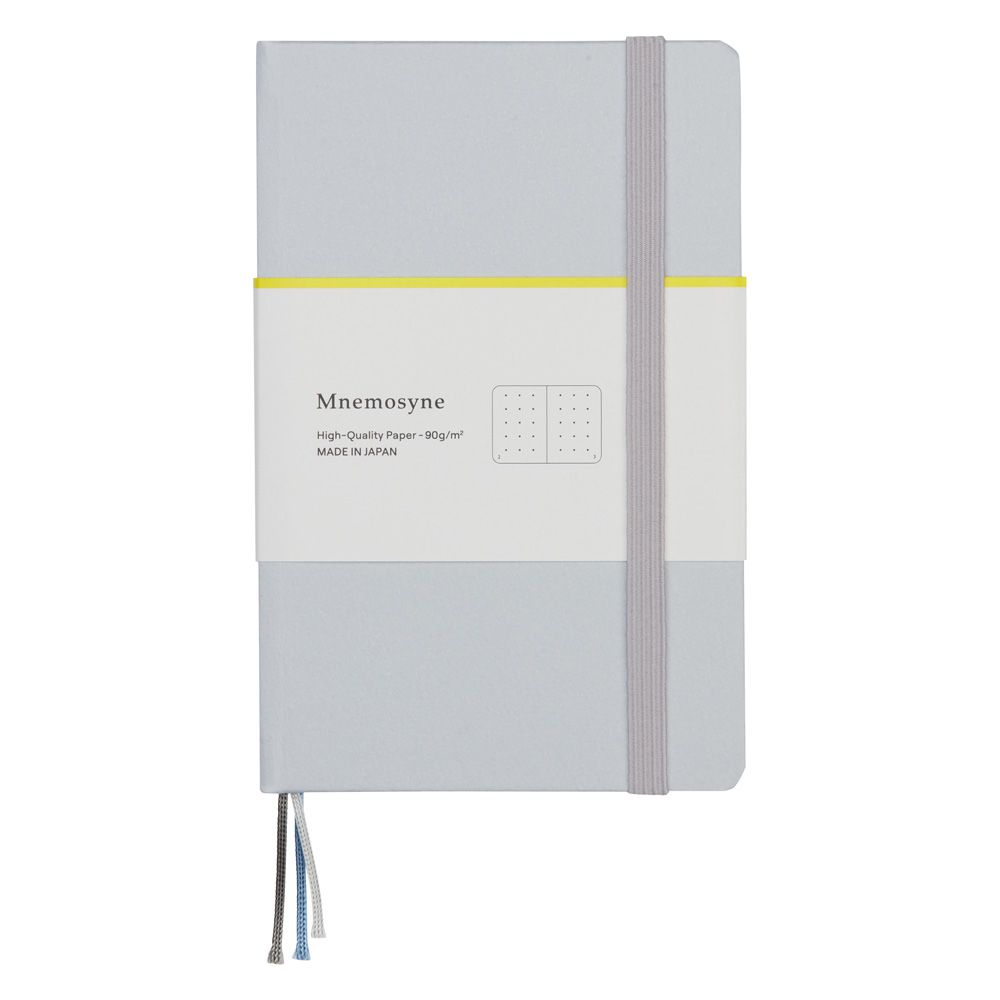 maruman Mnemosyne JOURNAL A6筆記本/ 格點/ 淺灰