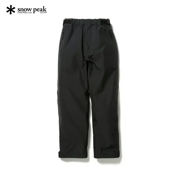 【SNOW PEAK】GORE-TEX 防雨褲/ 黑L