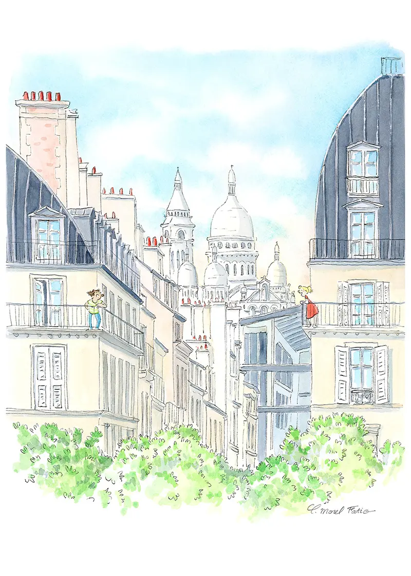 法國 Image Republic 情人卡/ 插畫家Claire Morel Fatio系列/ 心曲絮語/ 10.5X15CM