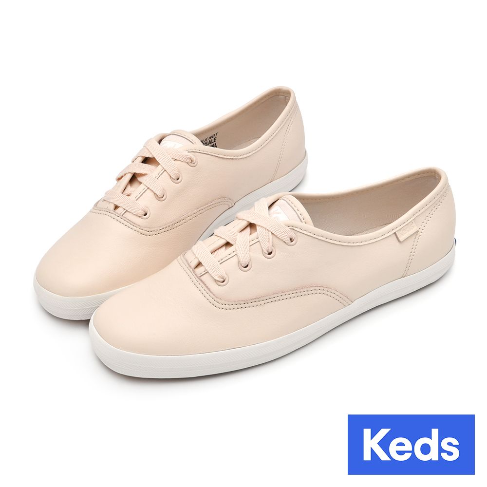 【Keds】 CHAMPION 全新升級輕奢柔軟皮革休閒鞋 9234W112223/ US8.5(25.5CM)