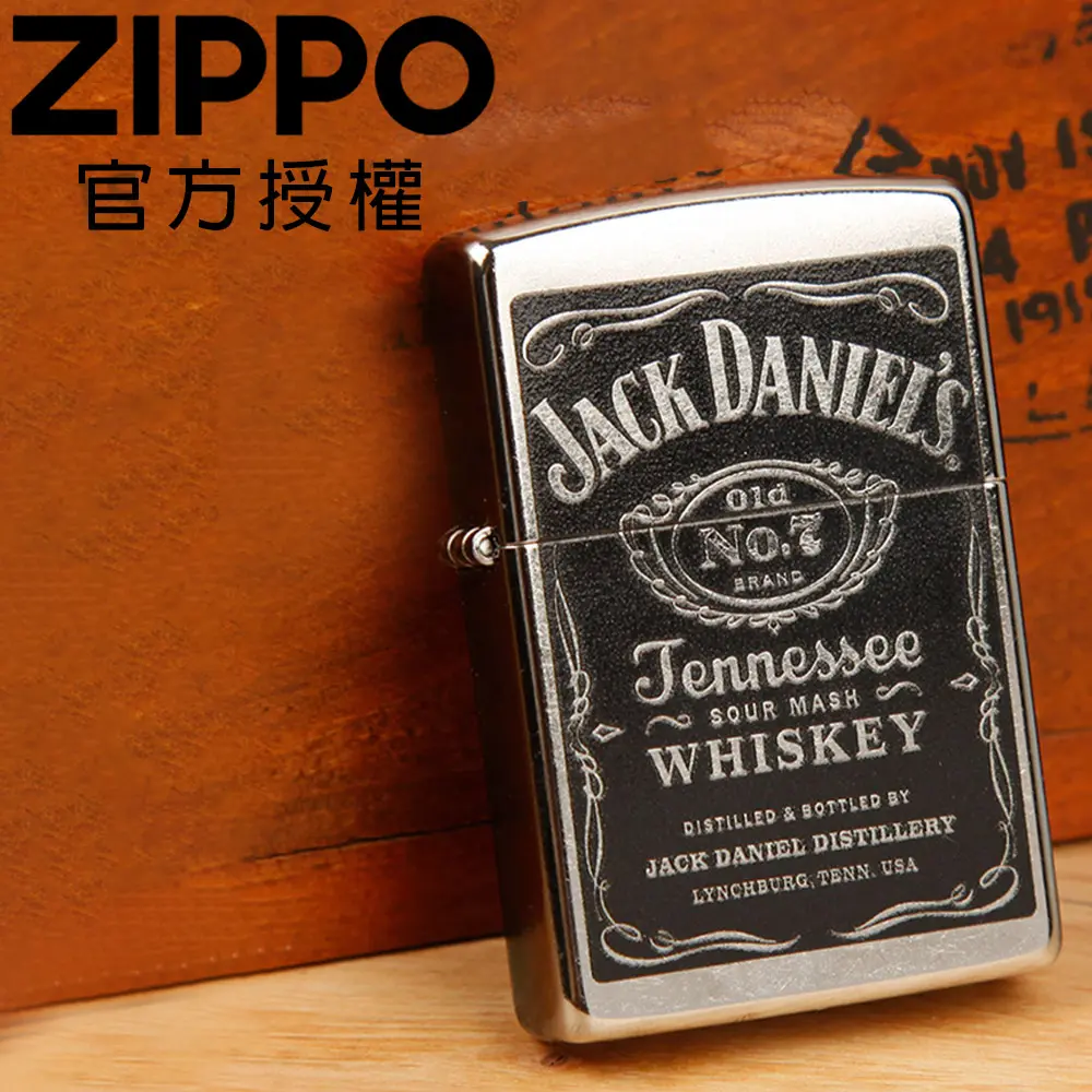 ZIPPO Jack Daniel's®傑克丹尼聯名款-復古標章 / 美國設計款