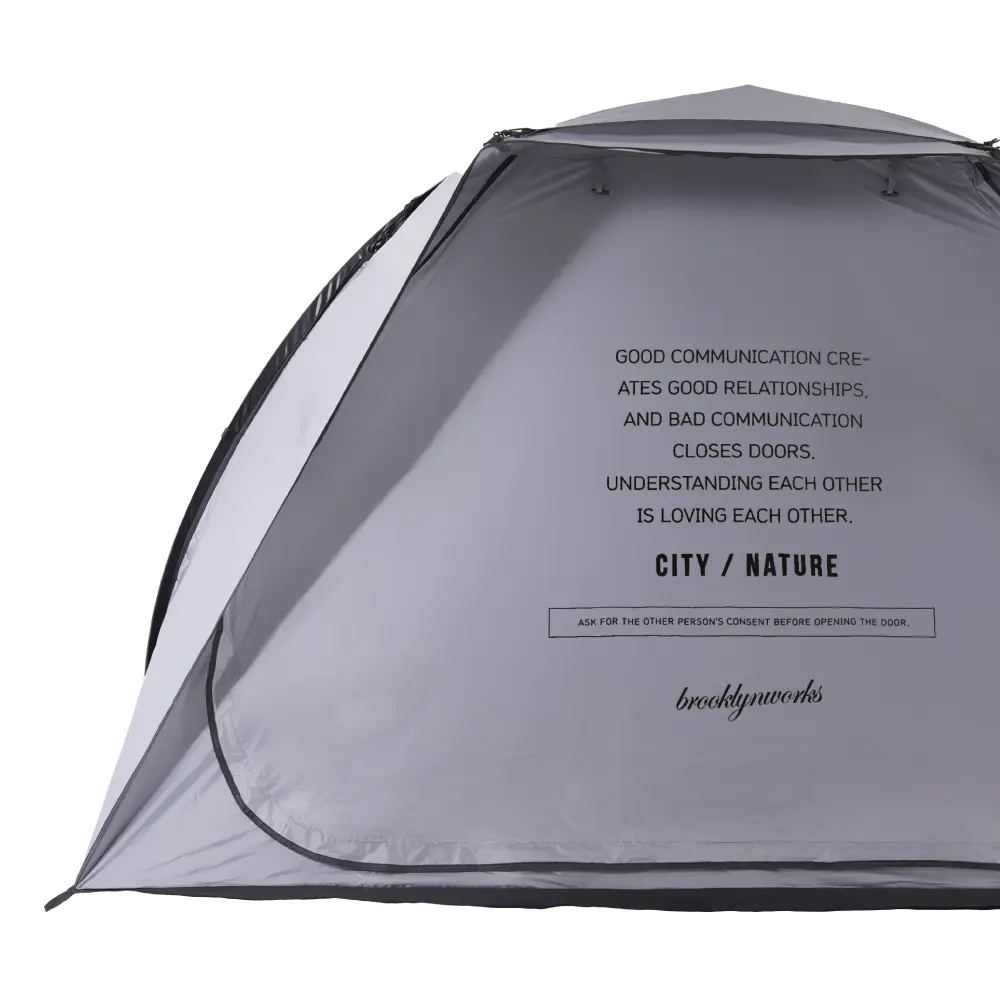 新款獨家再9折🔥BROOKLYNWORKS Pop-up Docking Tent 彈開式快收帳篷-山岩灰