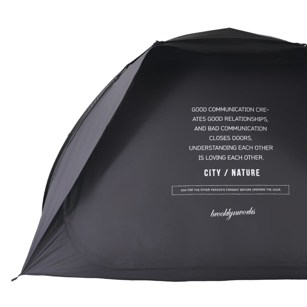 BROOKLYNWORKS Pop-up Docking Tent 彈開式快收帳篷-極致黑