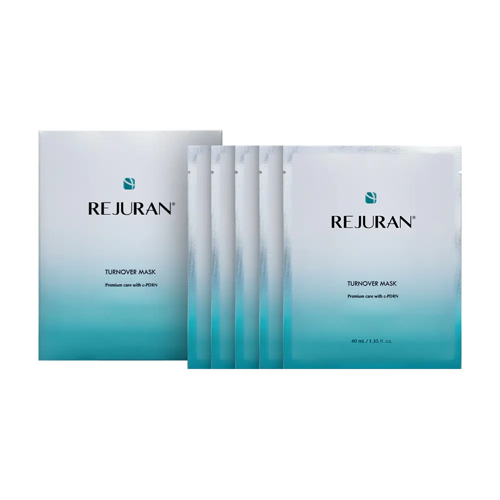 【REJURAN】水光精華修復面膜 5片 ＃藍-平行輸入