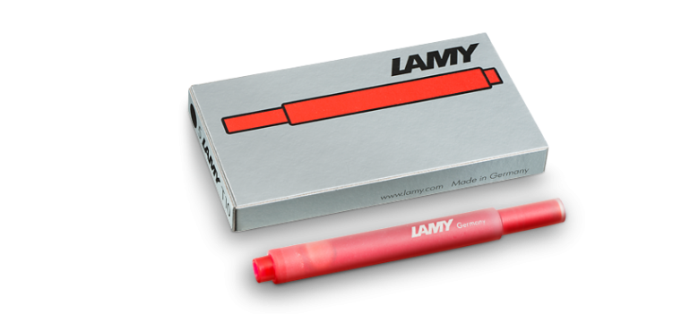 LAMY T10 5入卡式墨水/ 紅
