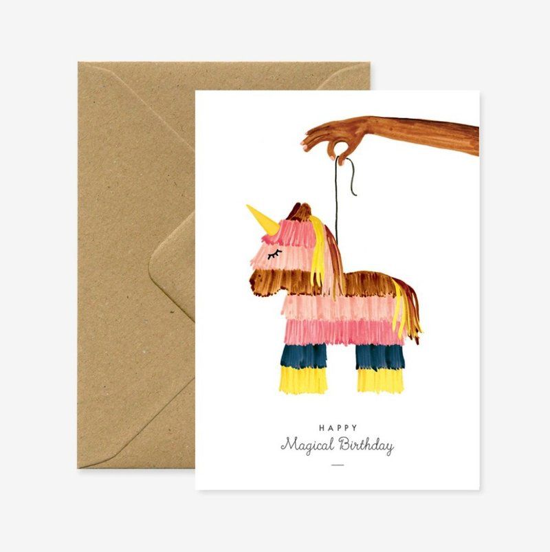 ALL THE WAYS TO SAY生日卡/ Pinata/ 小馬吊飾