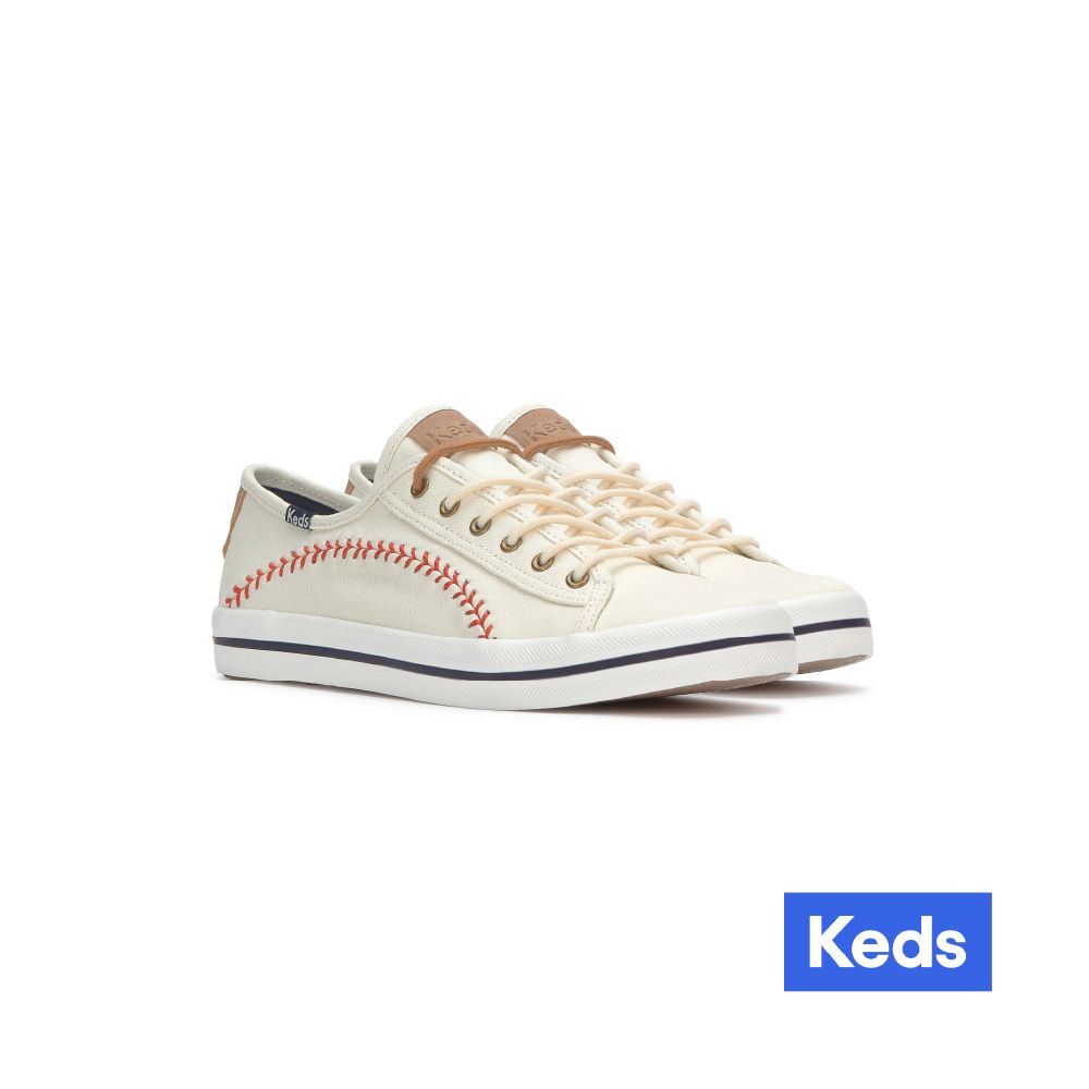 【Keds】 KICKSTART 棒球風帆布休閒鞋 WF57167/ US8(25CM)