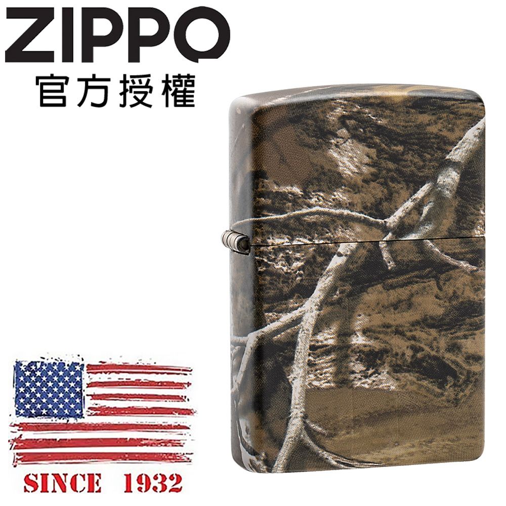ZIPPO Realtree®Edge Wrapped 仿真樹木迷彩防火打火機/ 美國設計款