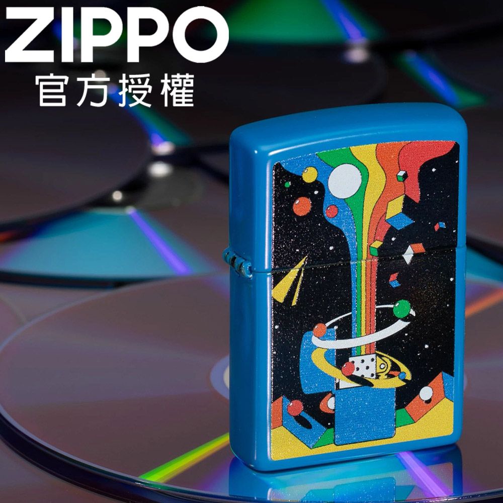 ZIPPO 幾何宇宙防風打火機 / 美國設計款