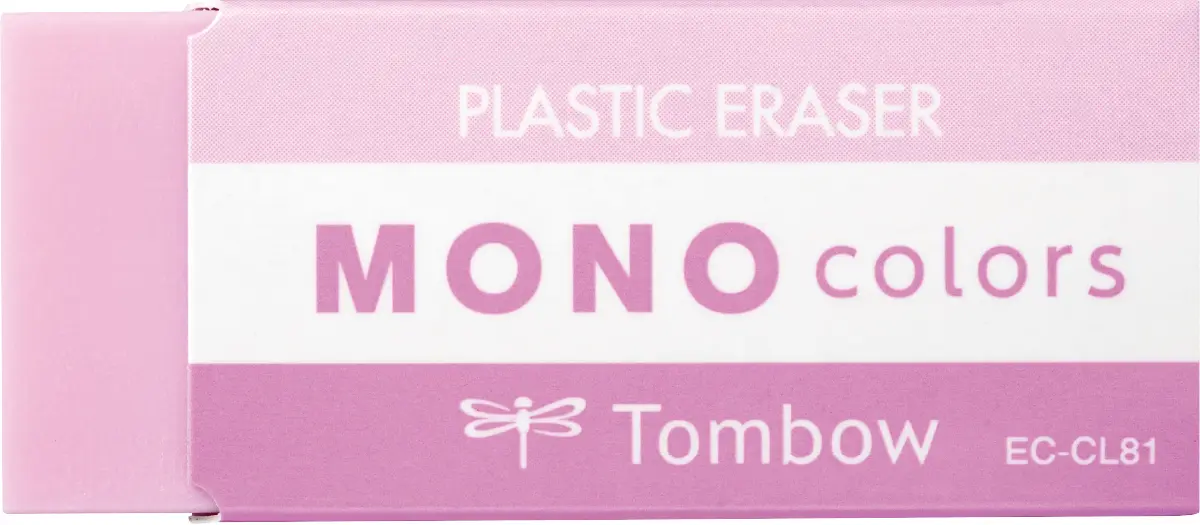 Tombow MONO colors彩色橡皮擦/ 粉