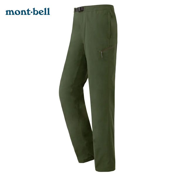 【Montbell】Lined O.D Pants 男款四向彈性保暖長褲/ 深綠S