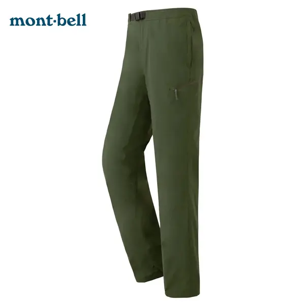 【Montbell】Lined O.D Pants 男款四向彈性保暖長褲/ 深綠XL