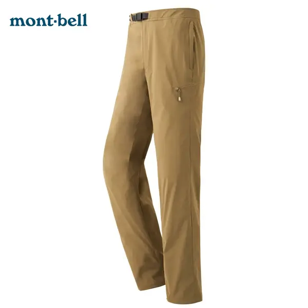 【Montbell】Lined O.D Pants 男款四向彈性保暖長褲/ 卡其S