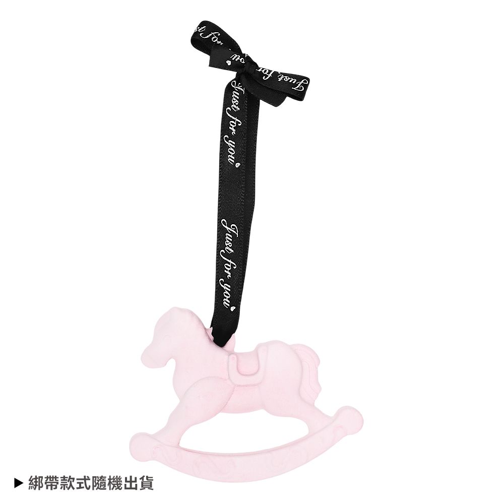 O'Pretty 歐沛媞 室內/車用 香氛擴香石掛飾-好運馬-多色任選/ 桃花粉