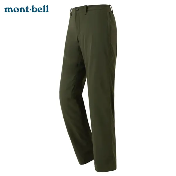 【Montbell】Lined O.D. Pants w-女款吸濕排汗長褲/ 深綠L