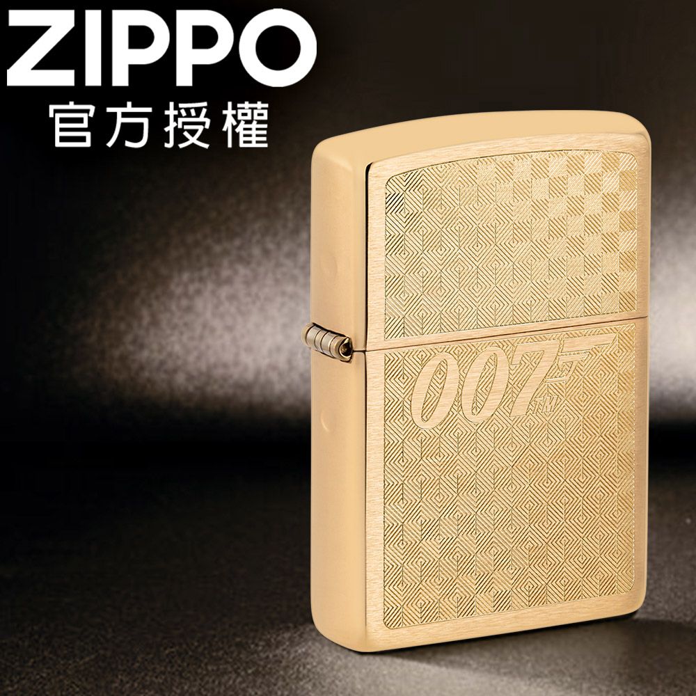 ZIPPO 詹姆斯龐德007紋雕防風打火機 / 美國設計款