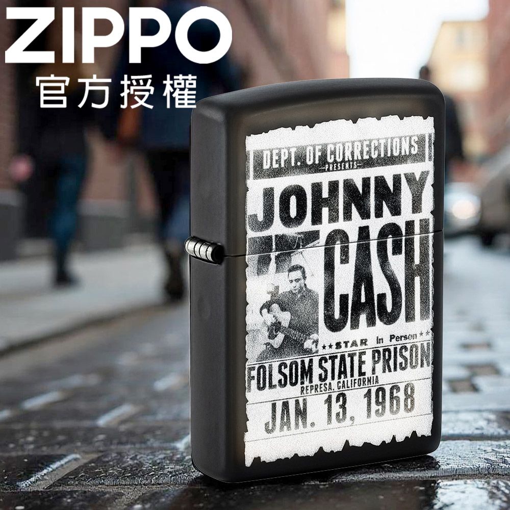 ZIPPO Johnny Cash防風打火機 / 美國設計款