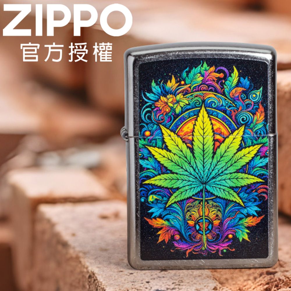 ZIPPO 魅力大麻葉設計防風打火機 / 美國設計款