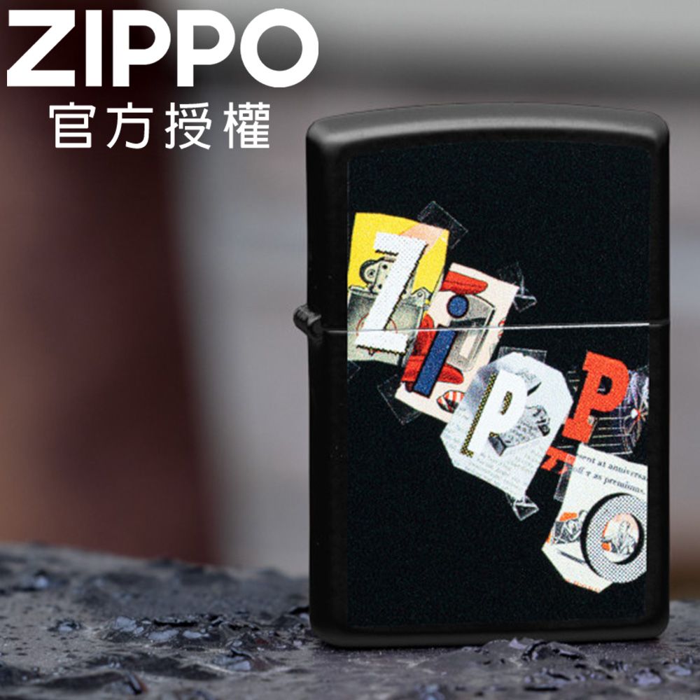 ZIPPO 拼貼藝術風 Zippo防風打火機 / 美國設計款