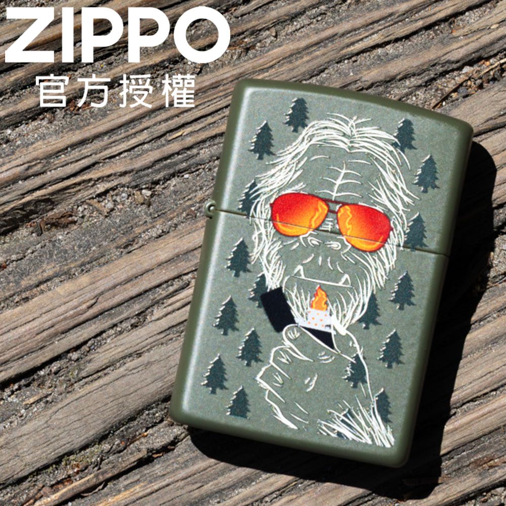 ZIPPO 大腳怪點亮傳說防風打火機 / 美國設計款