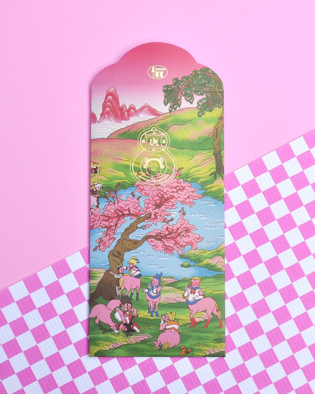唐葫蘆姑娘馬年紅包袋