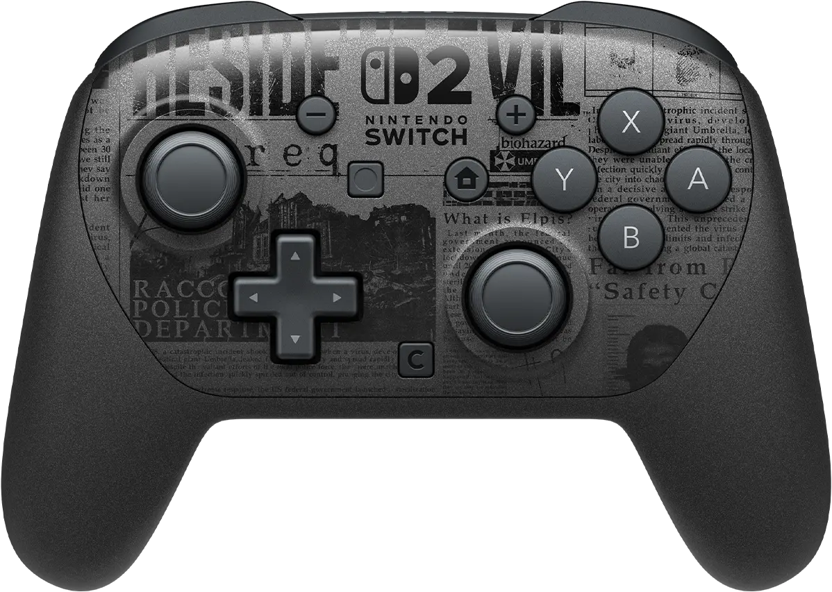 Nintendo Switch 2 Pro 控制器 Resident Evil Requiem 版