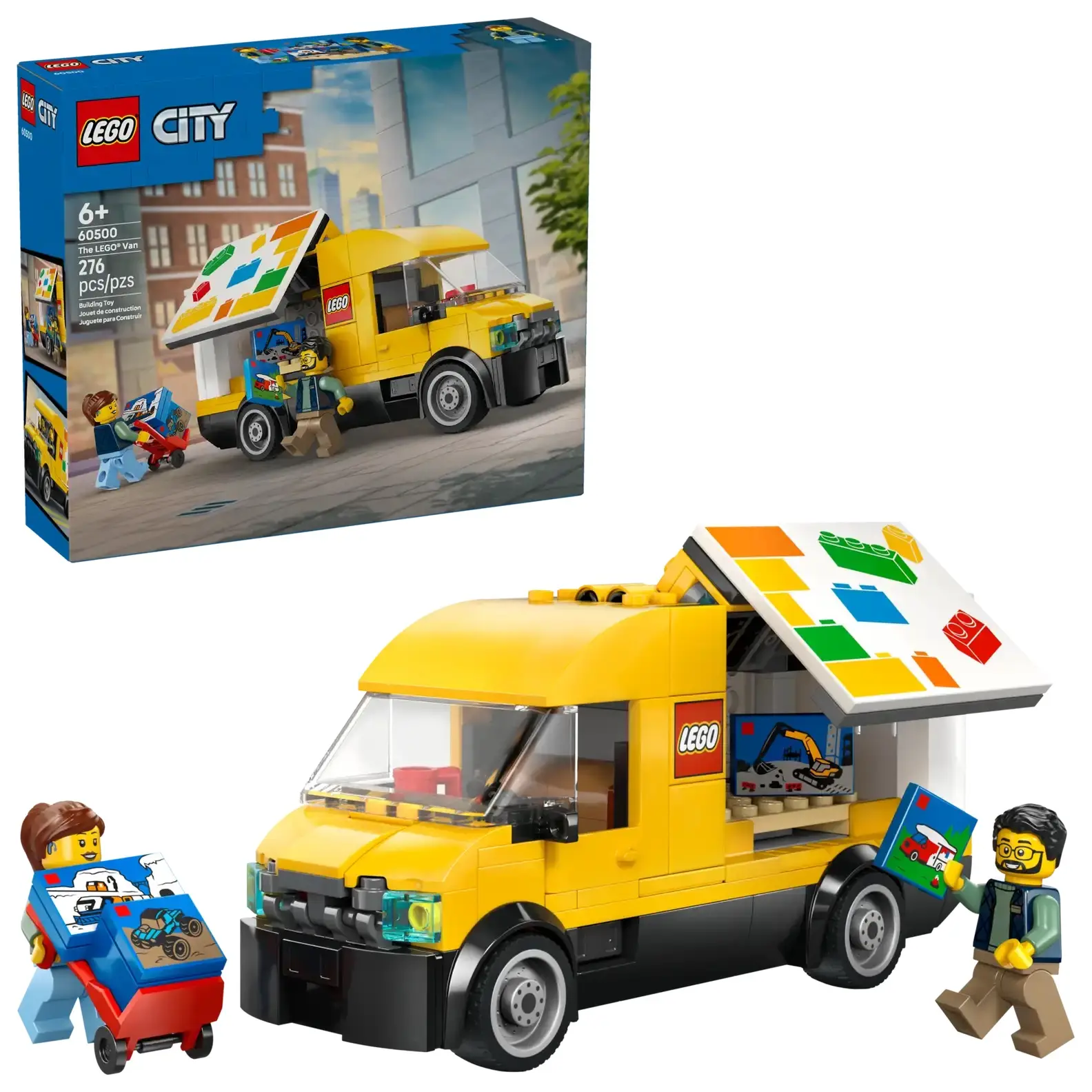 黃色小車承載歡樂➤LEGO樂高積木/ CITY/ 60500/ 樂高®貨車