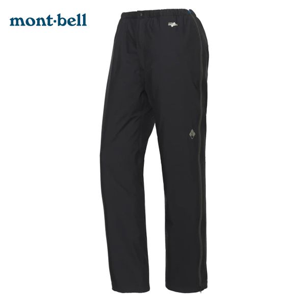 【Montbell】SUPER DRY-TEC Full-Zip 女款防水透氣3層雨褲/ 黑S