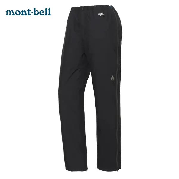 【Montbell】SUPER DRY-TEC Full-Zip 女款防水透氣3層雨褲/ 黑L