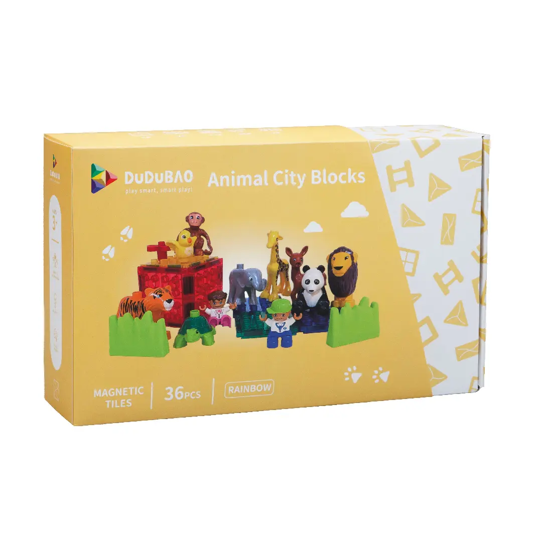 DUDUBAO磁力片/ 動物城市/ 36PCS