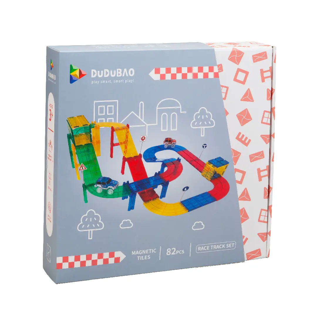DUDUBAO磁力片/ 極速賽道/ 82PCS
