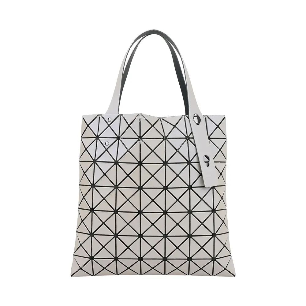 【ISSEY MIYAKE】Prism Matte 2 7X7 珍珠偏光手提包(灰色)/ 平行輸入